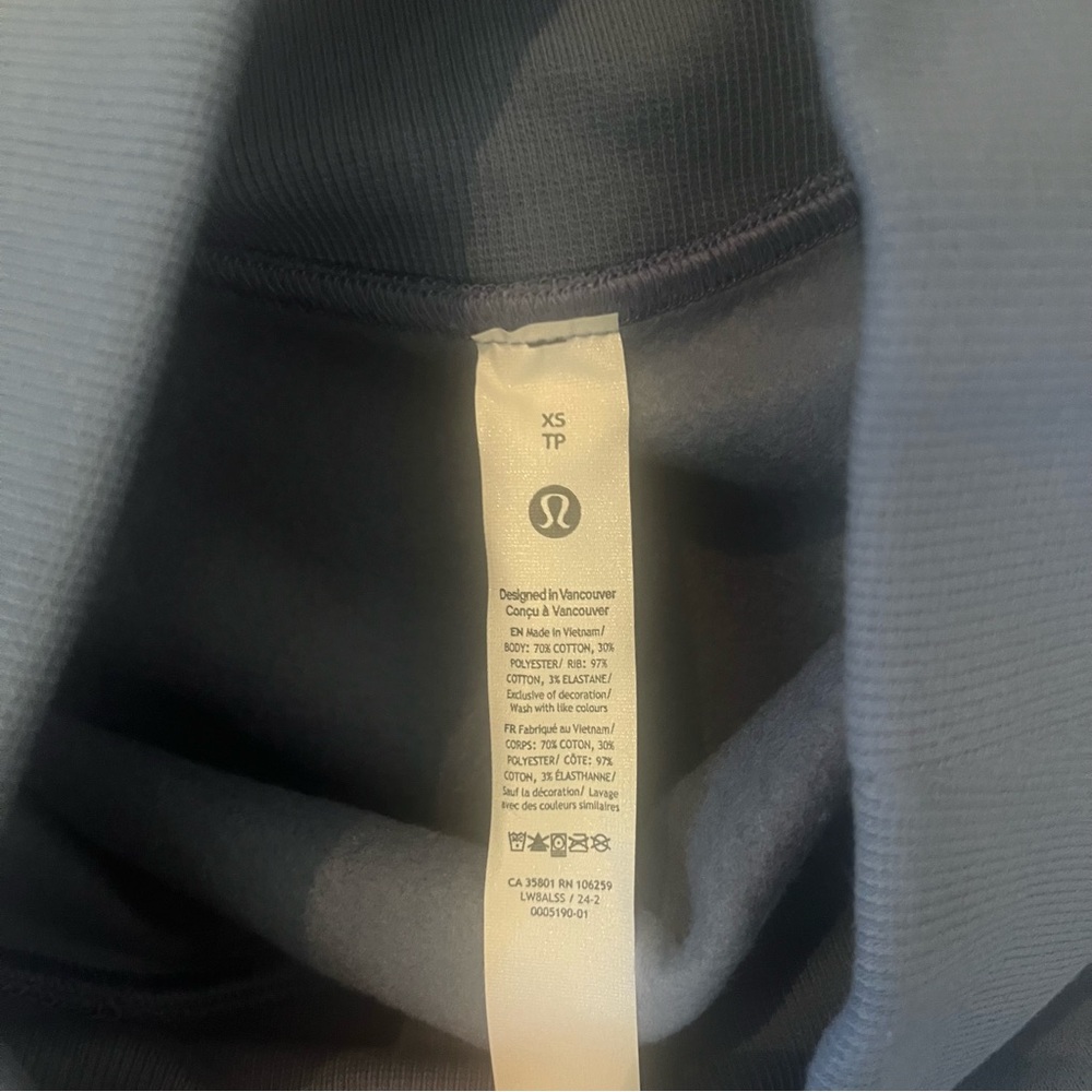 NWT Lululemon Scuba High Rise Mini Skirt Oasis Blue XS - Picture 8 of 8